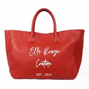 El’la Rouge Couture Luxe Tote – Bold, Spacious & Timeless

✨ Luxury